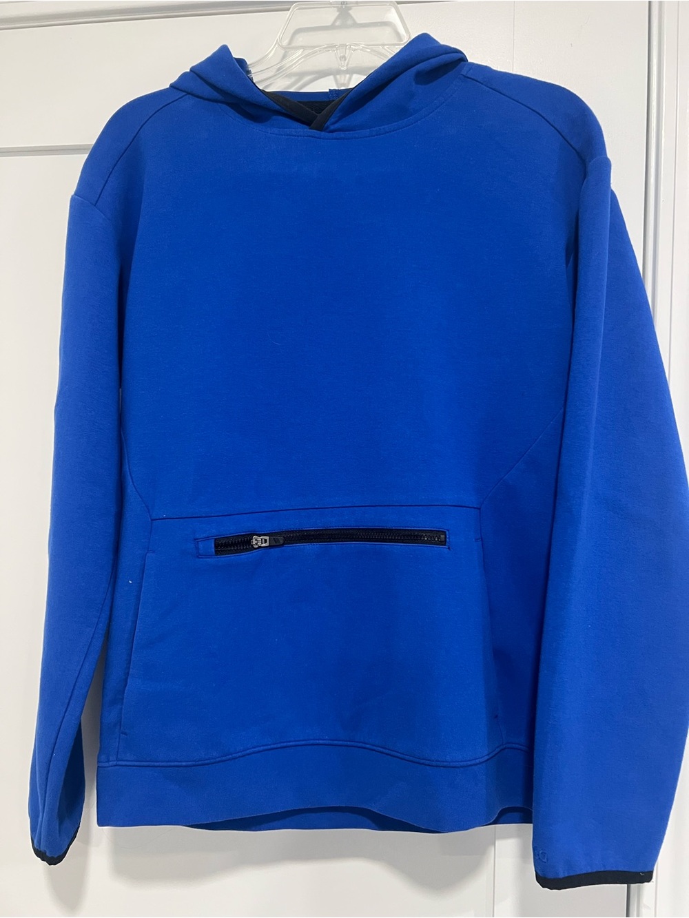 DSG Bold Blue Hooded Sweatshirt with Zippered Front Pocket